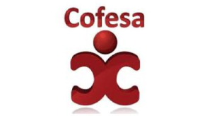 Logo of Cofesa featuring a red abstract symbol and company name.